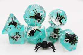 Blue Tarantula RPG Dice Set - Game On