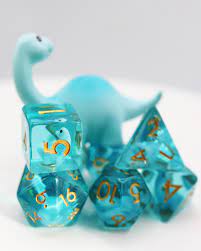 Brontosaurus RPG Dice Set - Game On