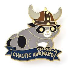Chaotic Awkward - Raccoon Enamel Pin - Game On