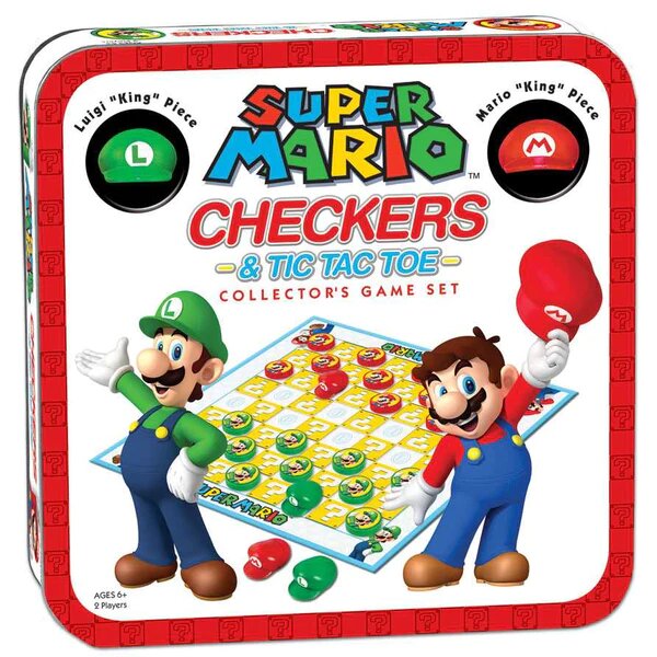 Checkers: Super Mario - Pop Culture Theme - Game On
