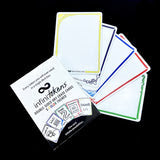 Color Dry Erase Cards/Tokens - 25pack - Game On