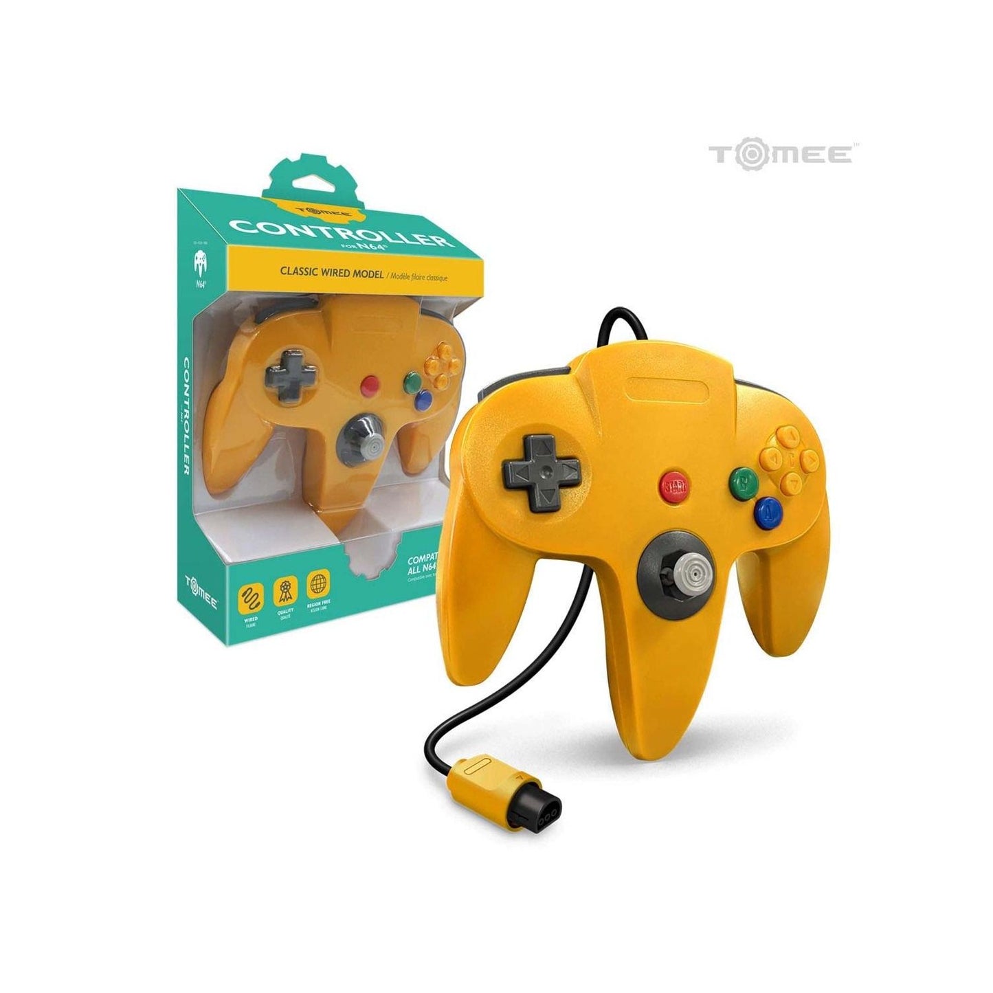 Controller N64 - Yellow - Game On
