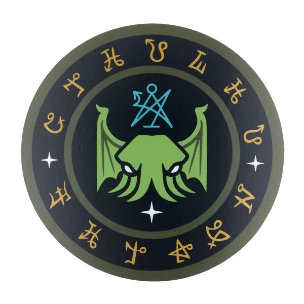 Cthulhu Fhtagn Circle Sticker - Game On
