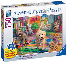 Cute Crafters 750 pc Large Format Puzzle - Game On