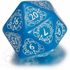 D20 Level Counter Blue/White - Game On