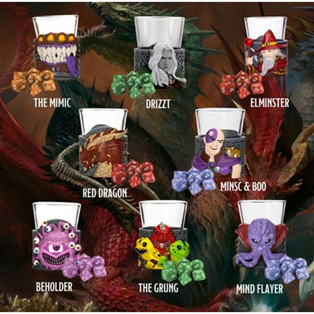 D&D Mini Dice Cups - Game On