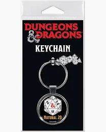 D&D Nat 20 Keychain - Game On
