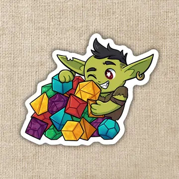 Dice Goblin Sticker - Game On