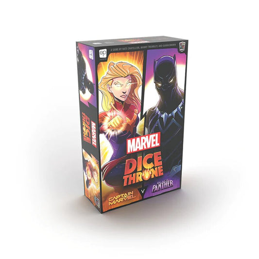 Dice Throne: Marvel - Black Panther & Capitan Marvel - 2Hero Box1 - Pop Culture Theme - Game On