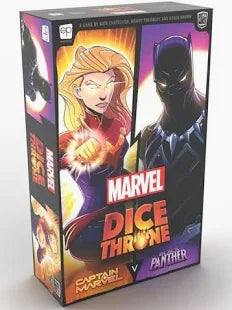 Dice Throne: Marvel - Black Panther & Capitan Marvel - 2Hero Box1 - Pop Culture Theme - Game On