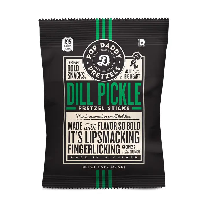 Dill Pickle Pretzel Sticks 1.5oz - Game On