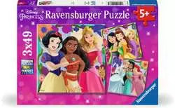 Disney Princess 3x49 pc Puzzles - Game On