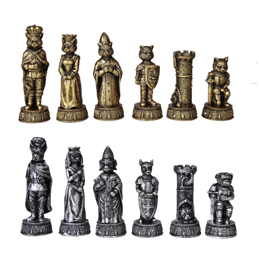 Dogs Vs Cats Chess Set - Game On