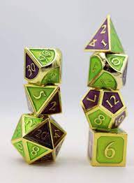 Dual Amethyst & Green RPG Metal - Game On