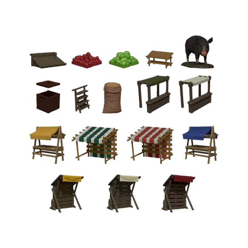 Dungeon Dressings Merchant's Row - Terrain - Game On