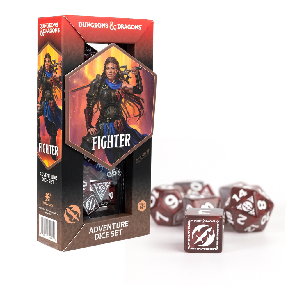 Dungeons & Dragons Adventure Dice Fighter: Red - Game On