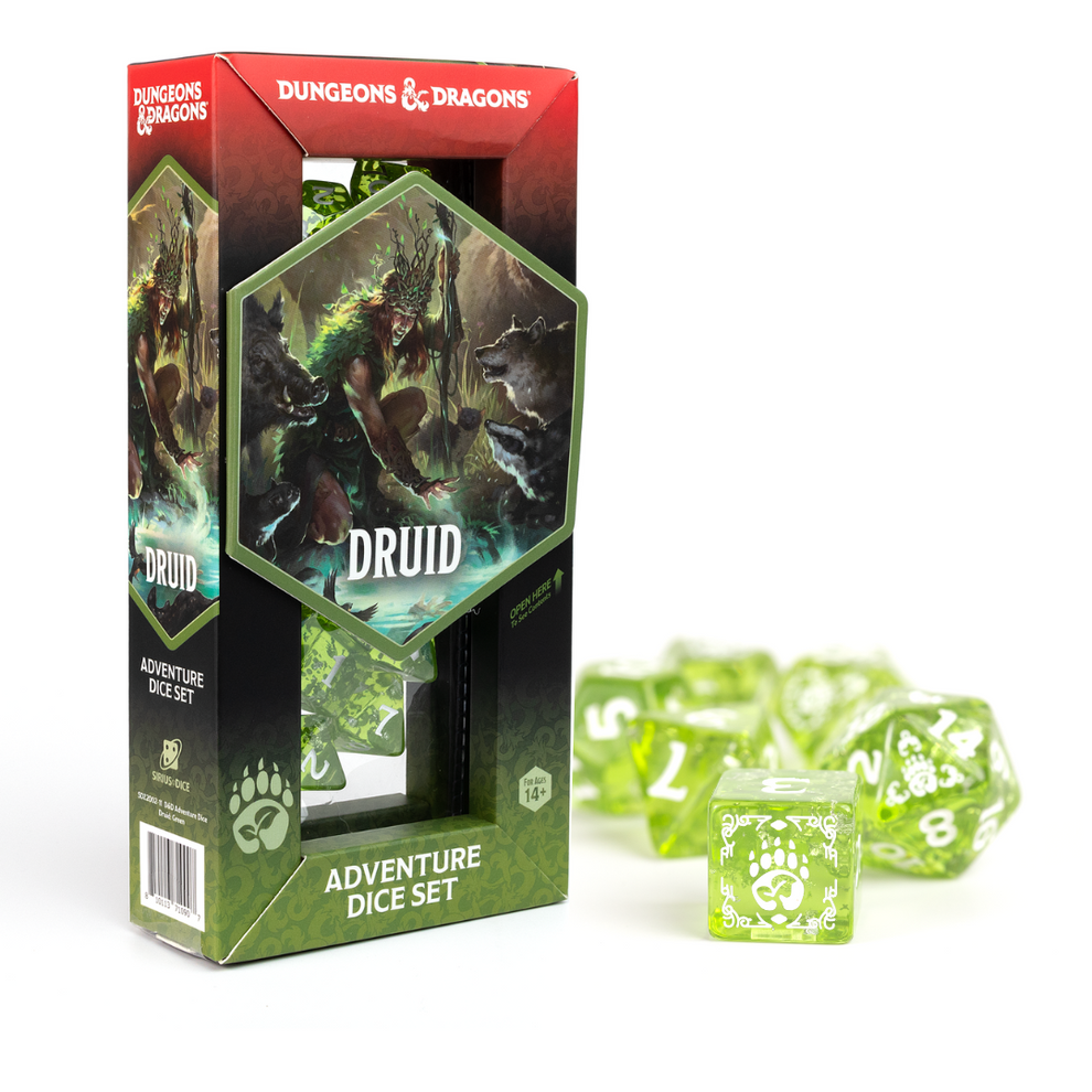 Dungeons & Dragons Adventure Dice Druid: Green - Game On