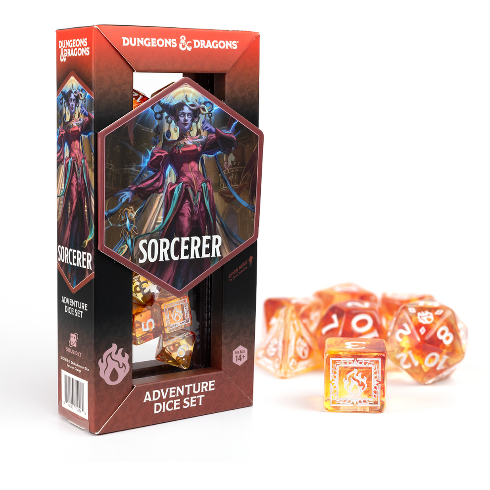 Dungeons & Dragons Adventure Dice Sorcerer: Orange - Game On