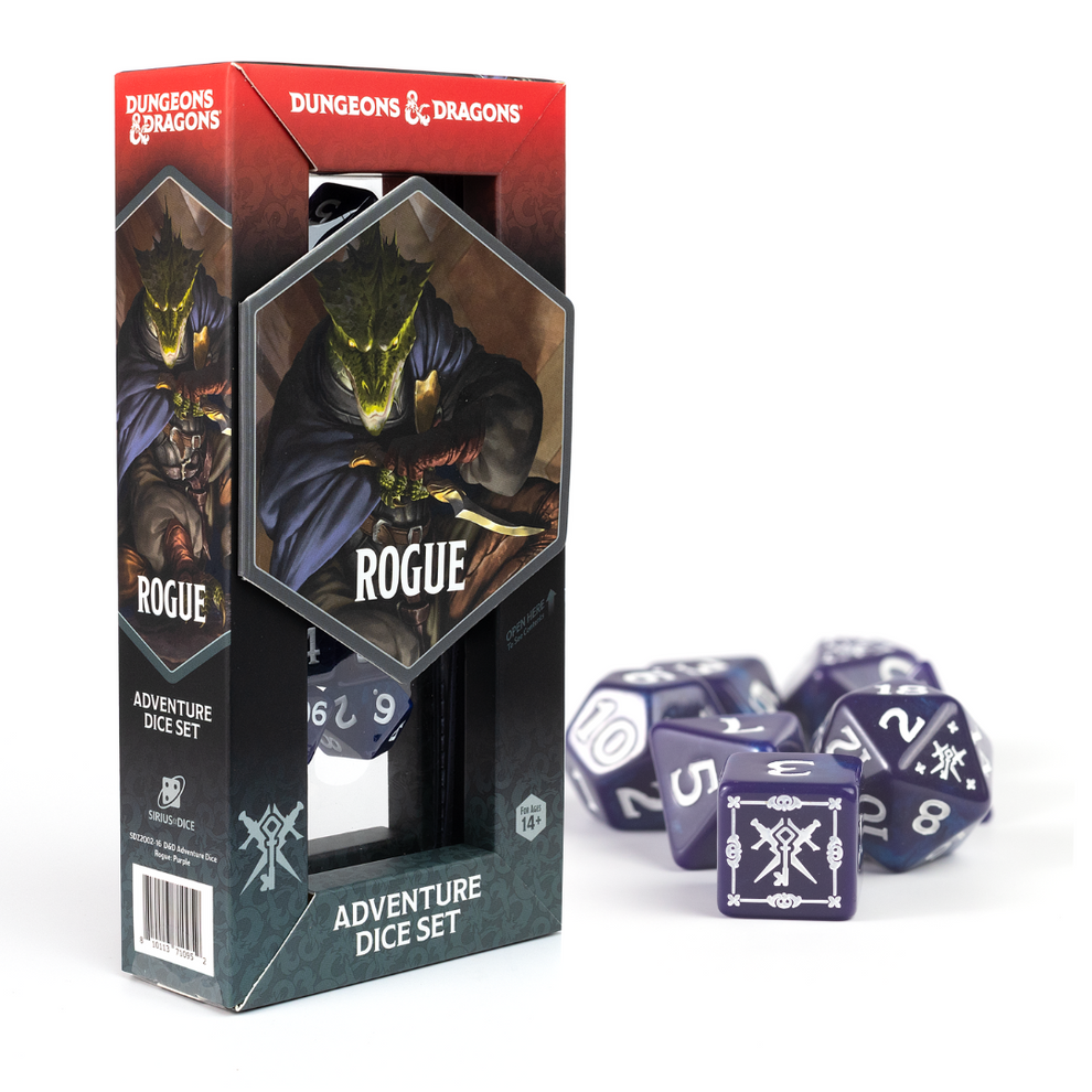 Dungeons & Dragons Adventure Dice Rogue: Purple - Game On