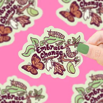 Embrace Change Vinyl Sticker - Game On