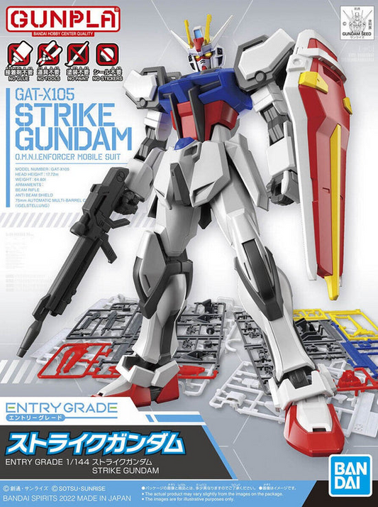 Entry Grade 1/144 Mobile Suit Gundam SEED #010 Strike Gundam - Game On