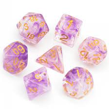 Evening Fog RPG Dice Set - Game On