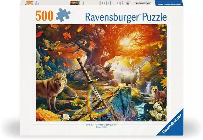 Excalibur Forest 500 Pc Puzzle - Game On