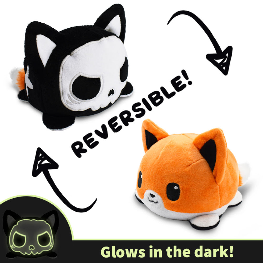 Fox/Skeleton - Reversible Plushie - Game On