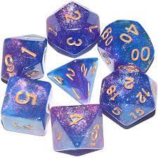 Galaxy Blue/Purple Dice - Game On