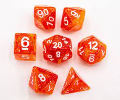 Galaxy Yellow/Red Dice - Game On