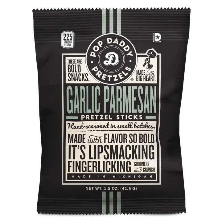 Garlic Parmesan Pretzel Sticks 1.5oz - Game On