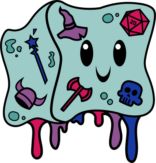 Gelly Cube Pride Pin - Bisexual - Game On