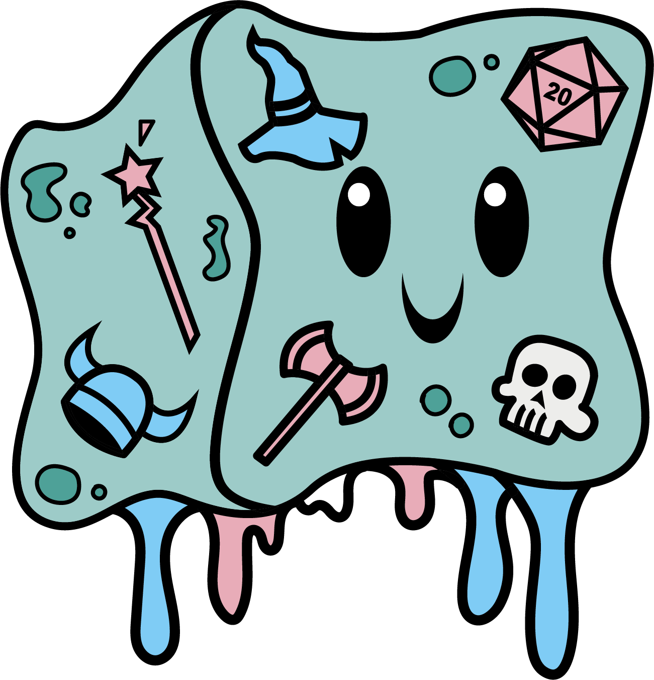 Gelly Cube Pride Pin - Transgender - Game On