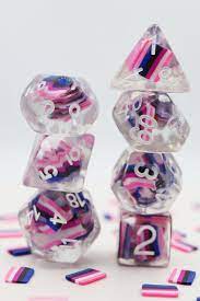 Genderfluid RPG Dice Set - Game On
