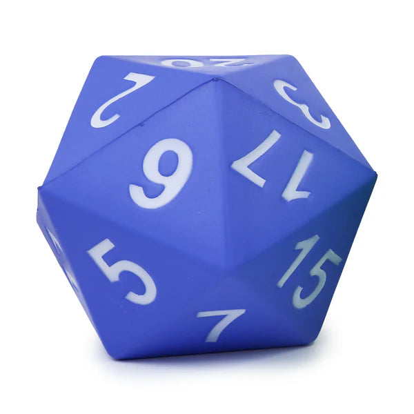 Giant D20 Foam Dice - Blue - Game On