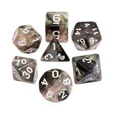 Glow Storm Chaser RPG Dice Set - Game On