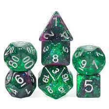 Glow Stick RPG Dice Set - Game On
