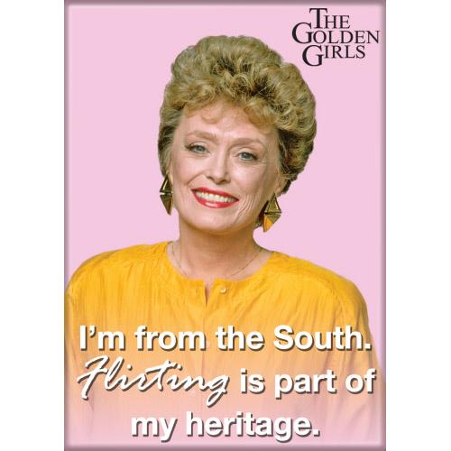 Golden Girls Flirting Magnet - Game On