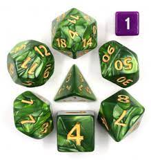 Green Giant Pearl Dice - Game On