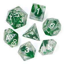 Green Lava Lamp RPG Dice Set - Game On