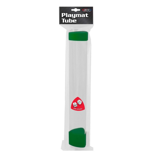 Green Playmat tube with Dice Holder - Game On