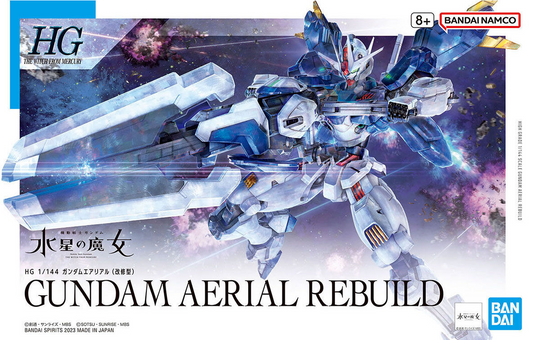 HG #19 1/144 Gundam Aerial Rebuild "Gundam: The Witch from Mercury" - Game On