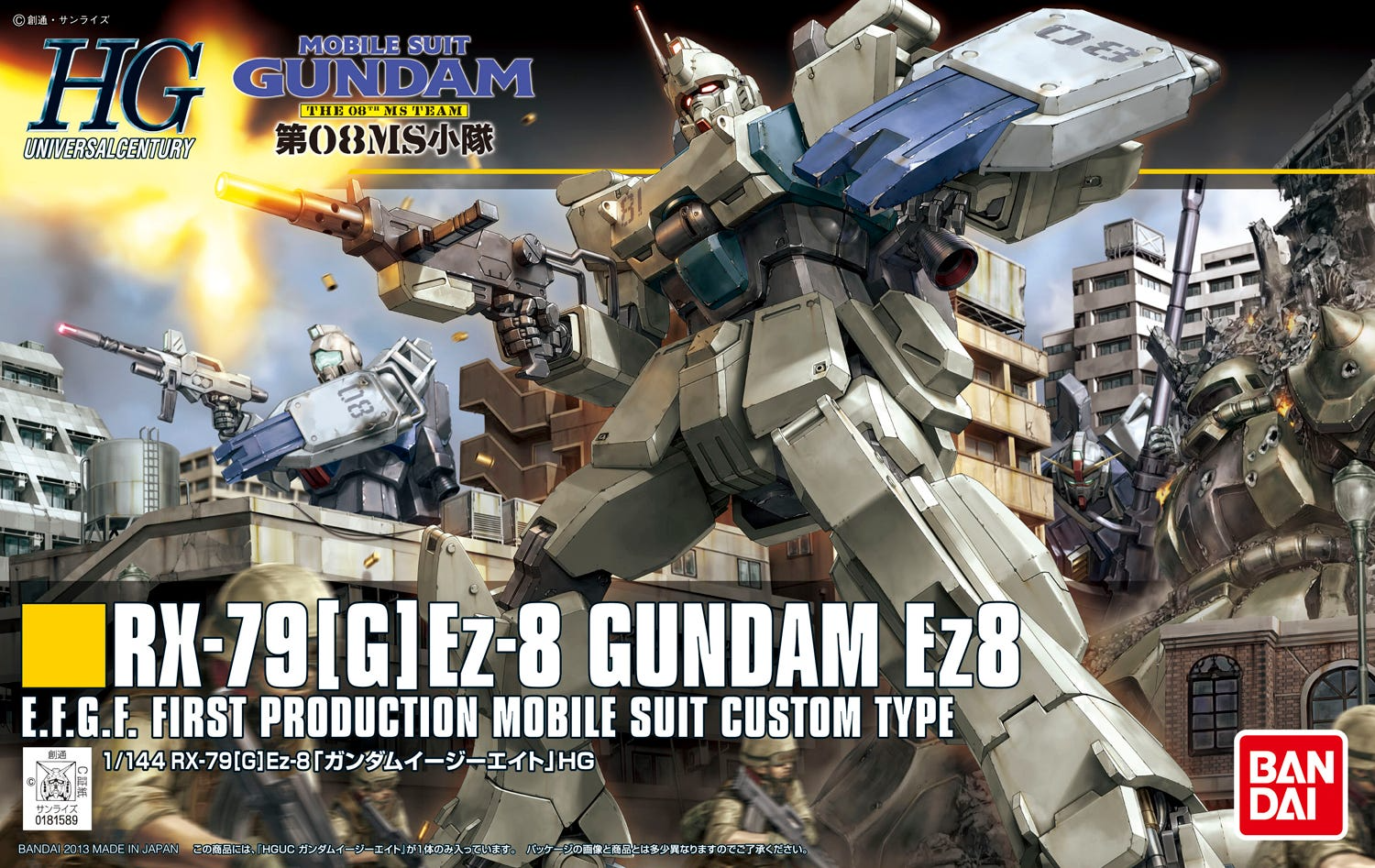 HGUC #155 1/144 RX-79(G)Ez-8 Gundam Ez8 "Gundam The 08th MS Team" - Game On