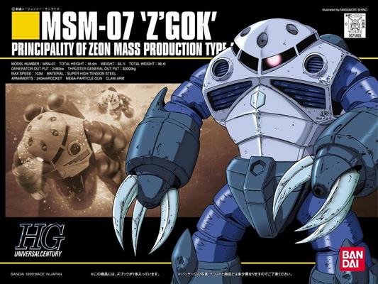 HGUC #6 1/144 MSM-07 Z'Gok 'Mobile Suit Gundam' - Game On