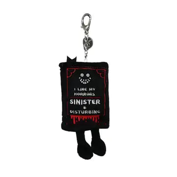I Like My Horrors Sinister & Disturbing - Plush Bag Charm - Game On