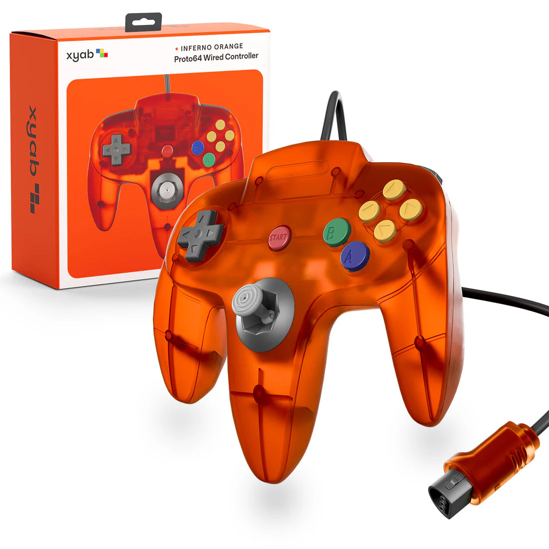 Inferno Orange Nintendo 64 Controller - Game On