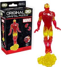 Iron Man - 3D Crystal Puzzle - Game On