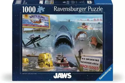 Jaws 1000 pc Puzzle - Game On