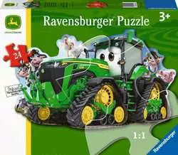 John Deere Tractor 24 pc Shaped Floor Puzzle - Game On