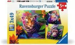 Jungle Babies 3x49 pc Puzzle - Game On